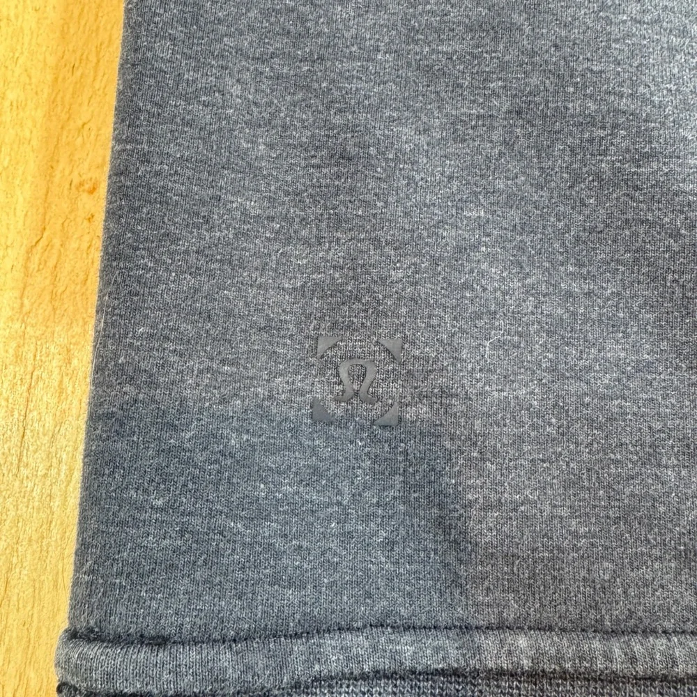 Lululemon City Sweat Pullover Hoodie Heathered True Navy Men's Size M Preppy